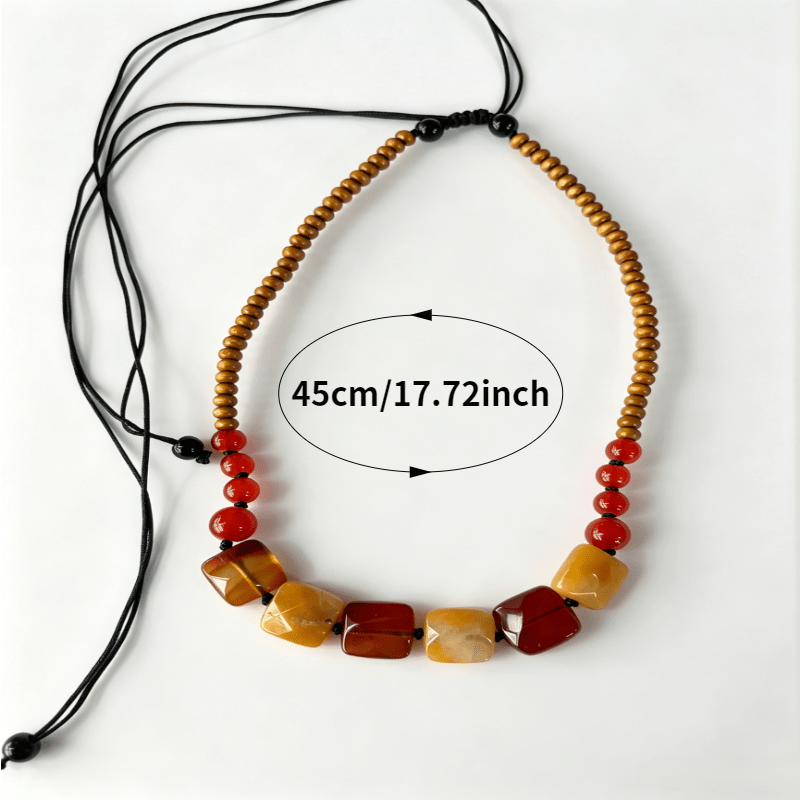 Women's Ethnic Style Clavicle Chain Neck Concealer Necklace